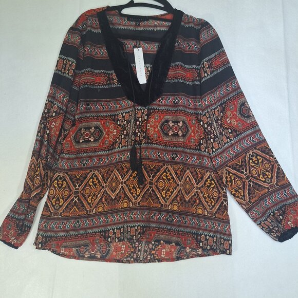 NWT Sanctuary long sleeve blouse size small - Picture 1 of 7